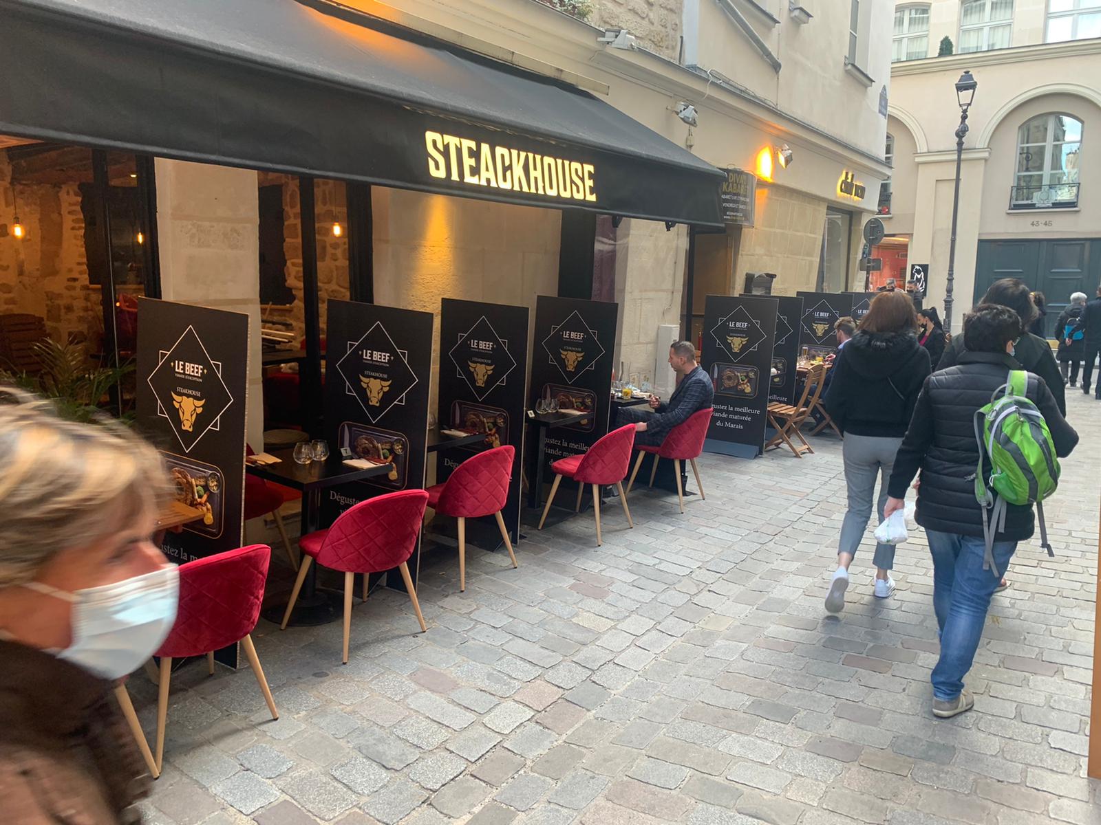 le beef rue des rosiers paris marais terasse